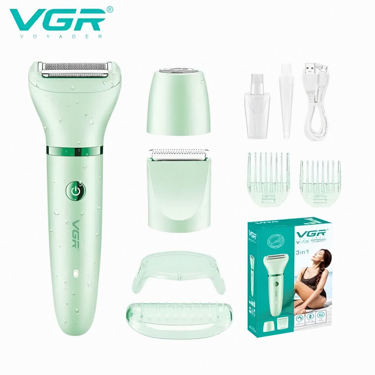 ست اصلاح موی بدن بانوان وی جی آر مدل V-735